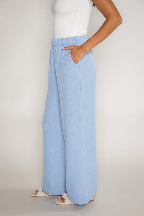 SADIE PULL ON PANT - CHAMBRAY