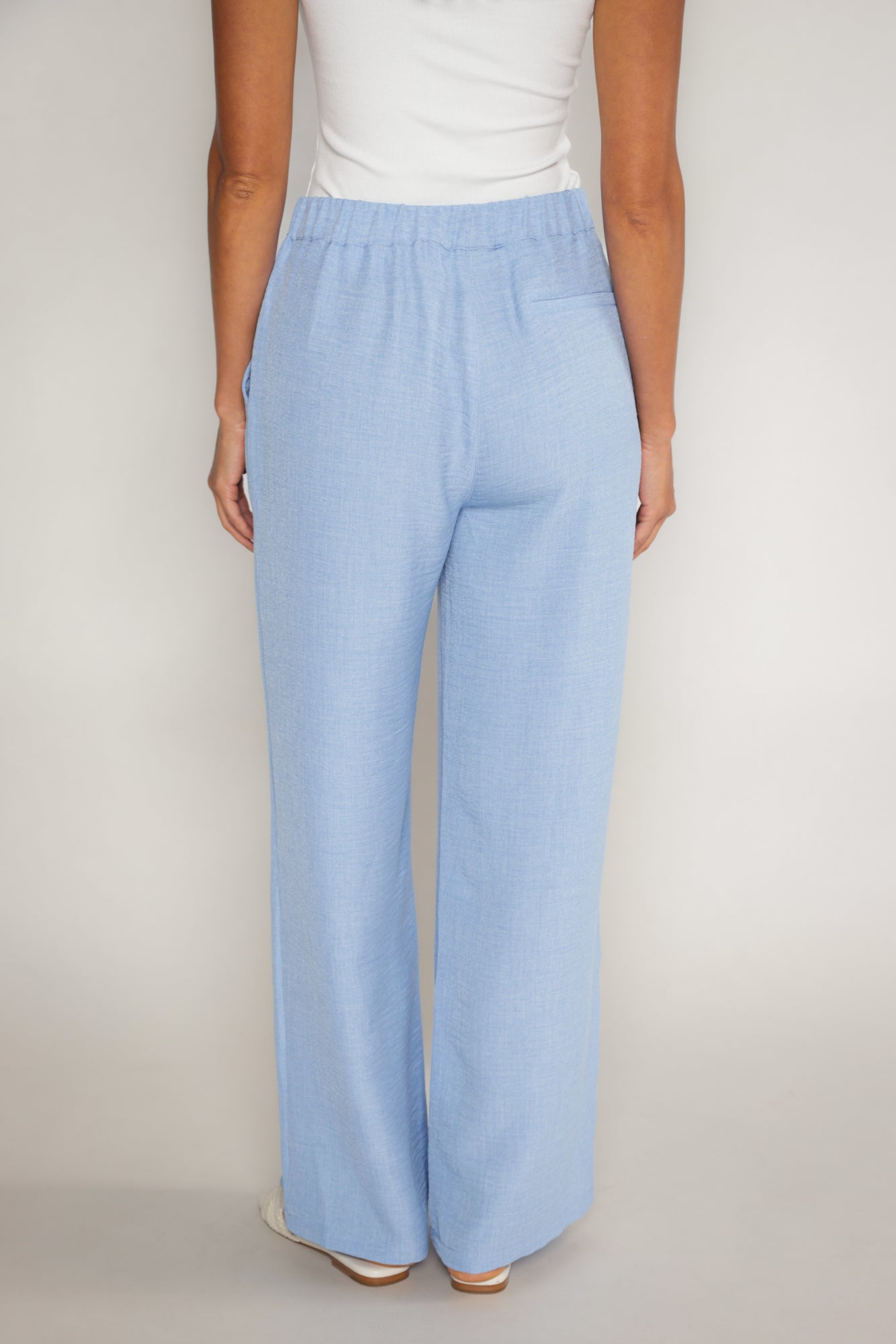 SADIE PULL ON PANT - CHAMBRAY