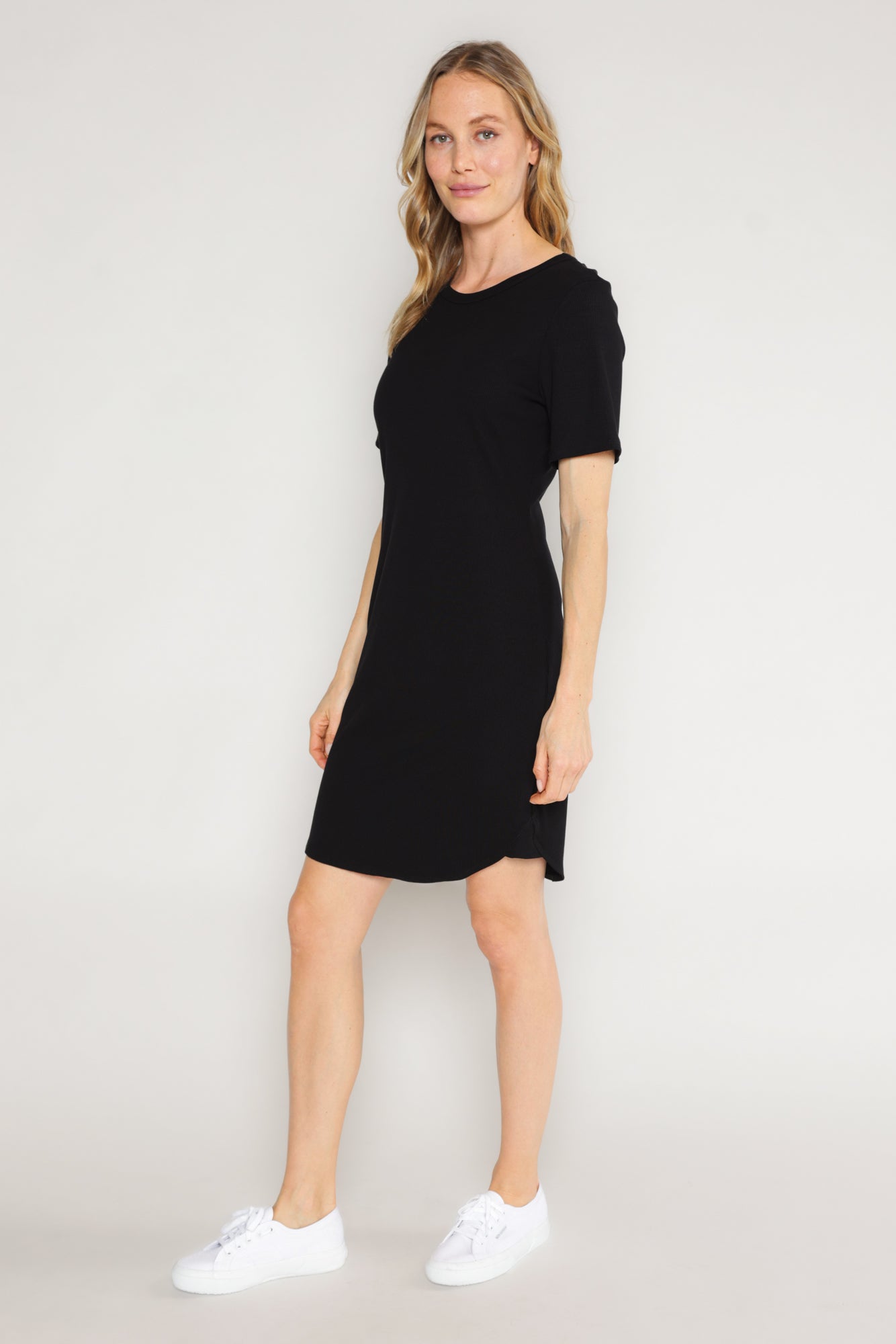 MEL T-SHIRT DRESS - BLACK