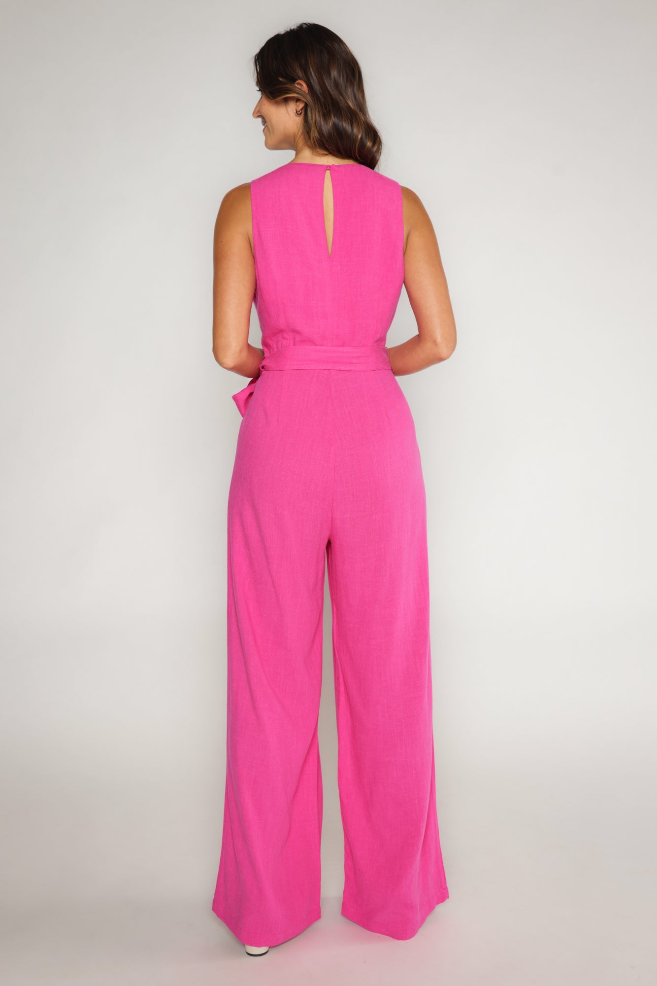 REMI JUMPSUIT - FUCHSIA