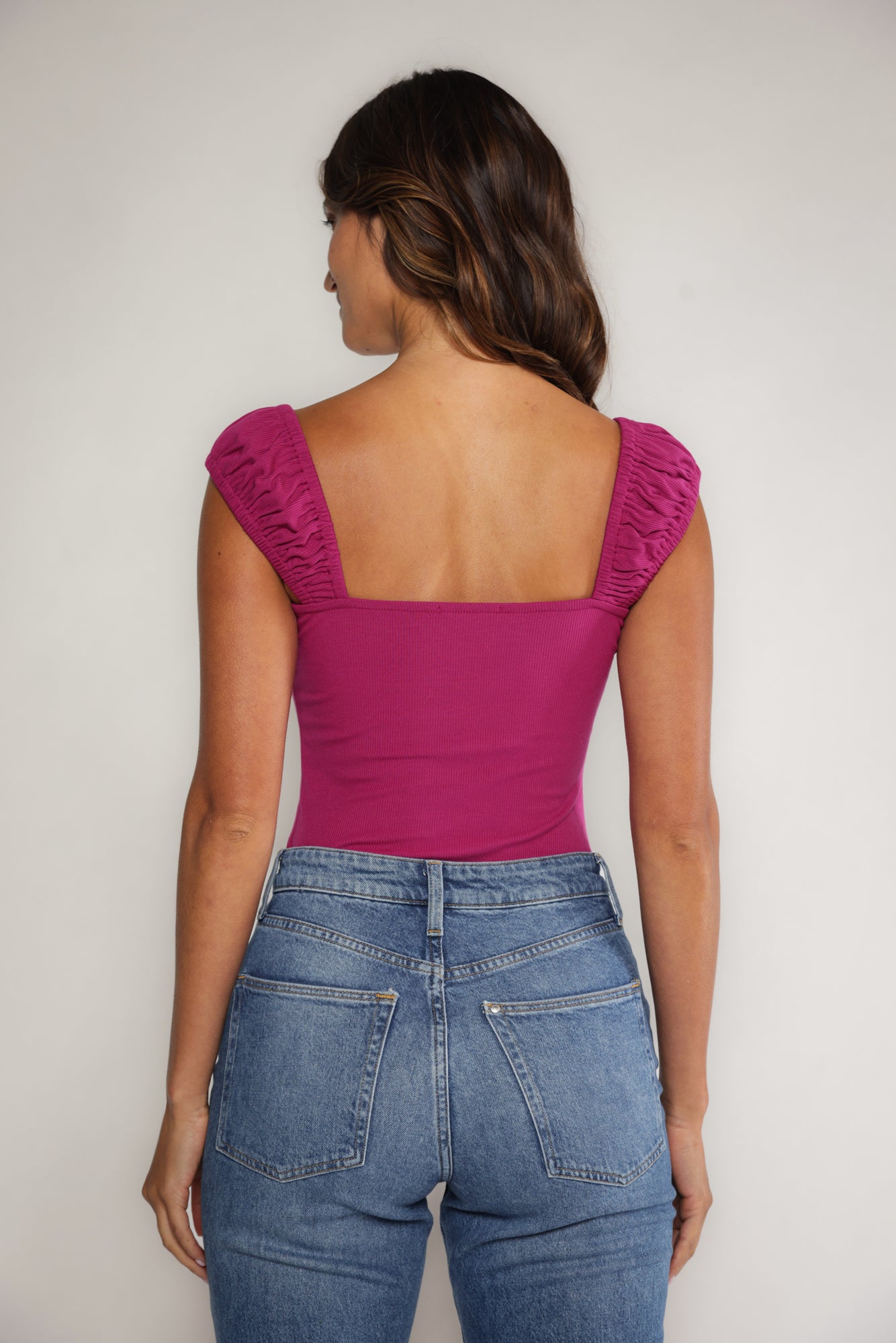 EVA TOP - FUCHSIA