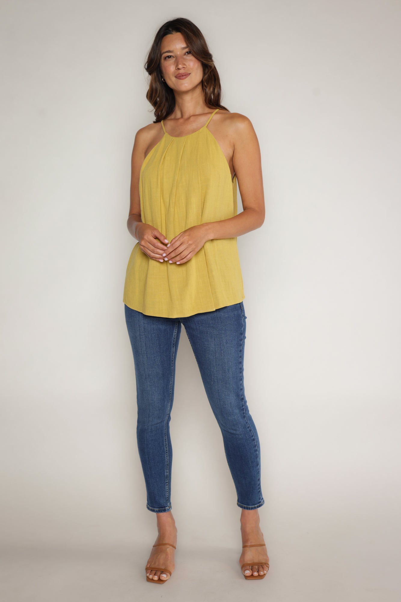 LAUREN TOP - MUSTARD