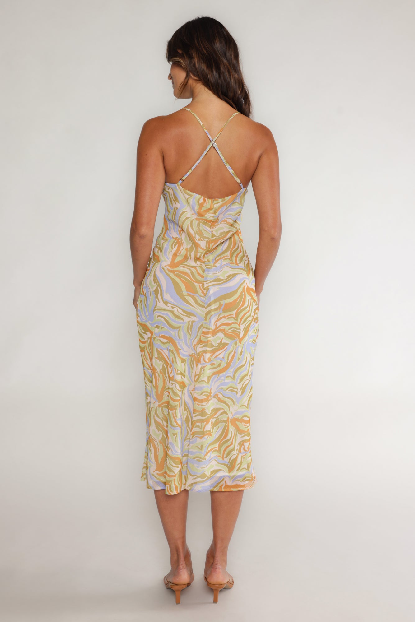 AUBREY MIDI DRESS - LIMONCELLO