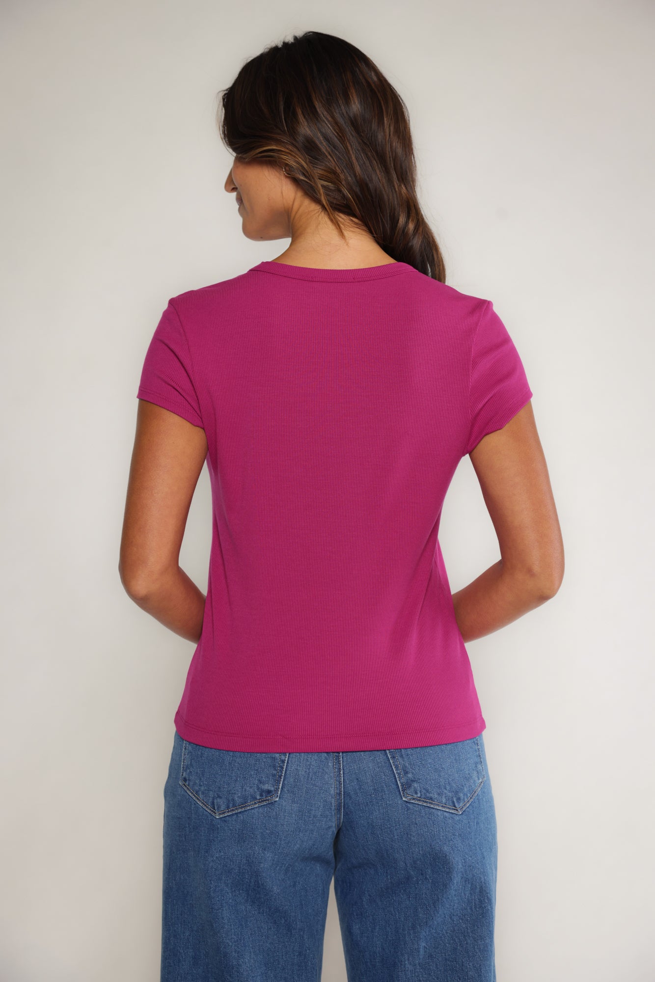 JENNA TEE - FUCHSIA