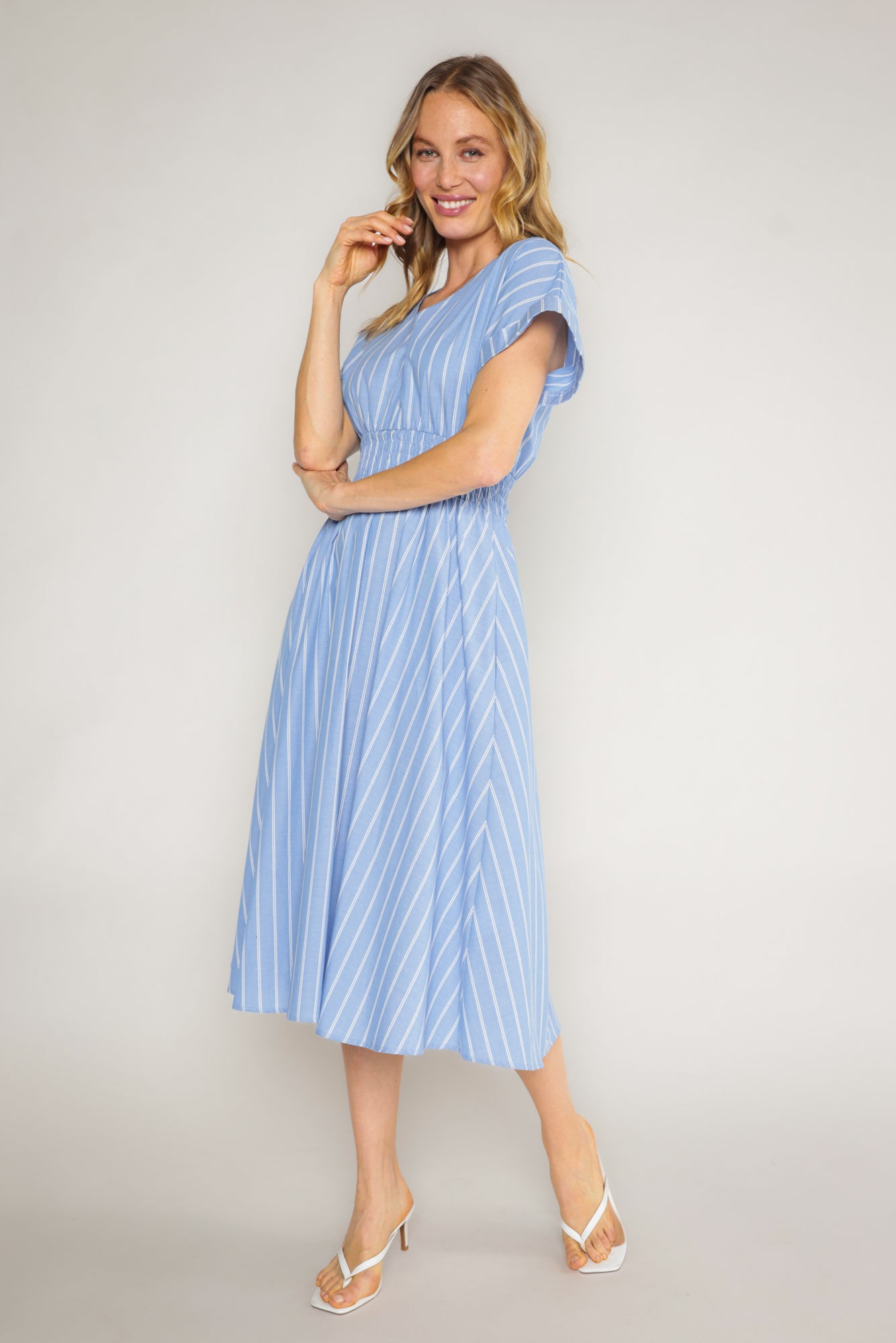 ANNALISE DRESS - FRENCH BLUE