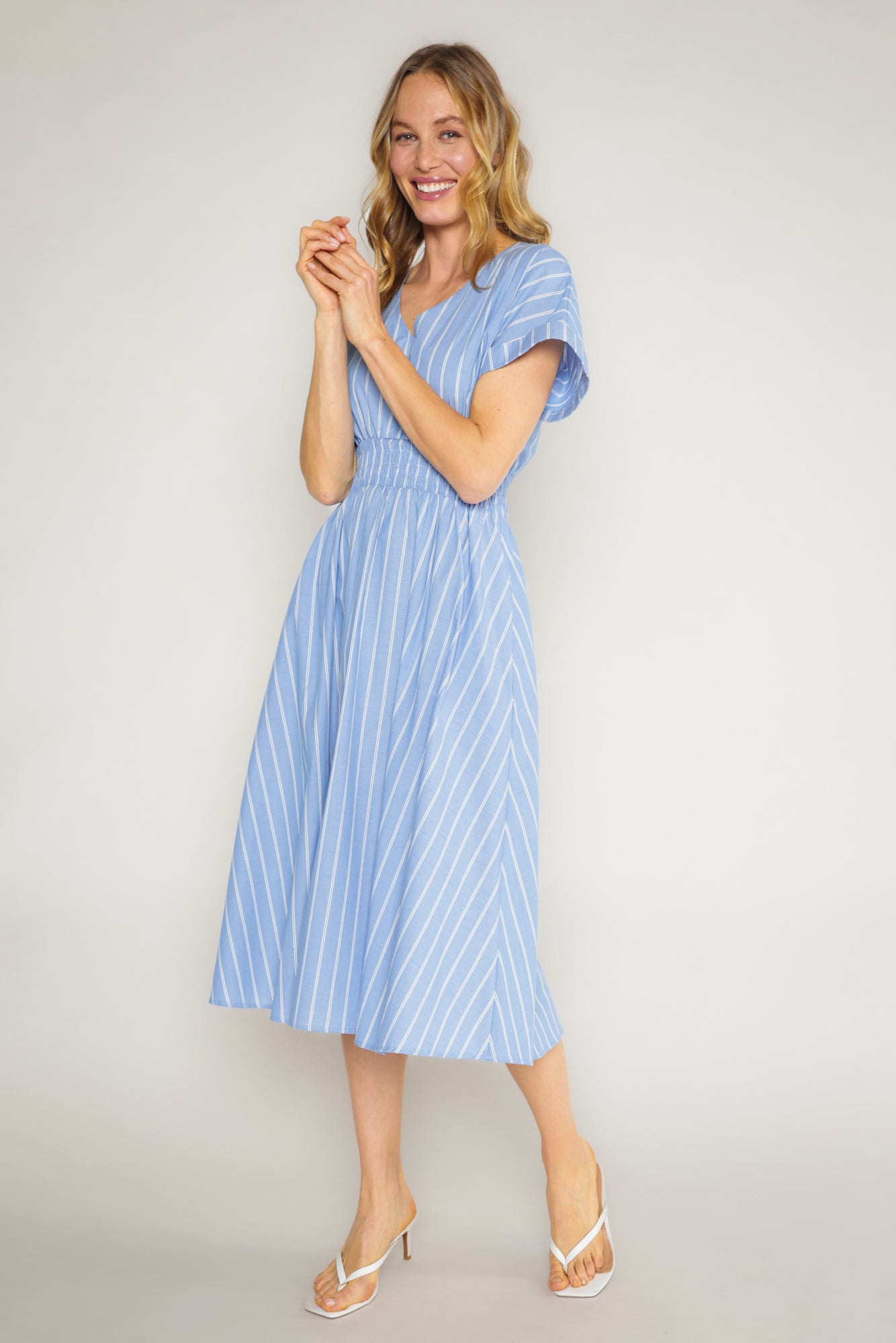 ANNALISE DRESS - FRENCH BLUE