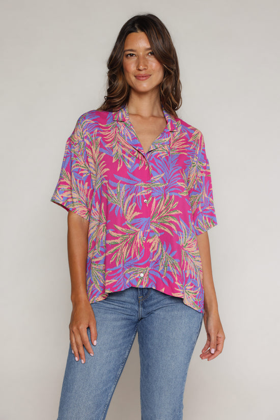 BENSON TOP - FUCHSIA