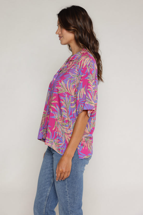 BENSON TOP - FUCHSIA