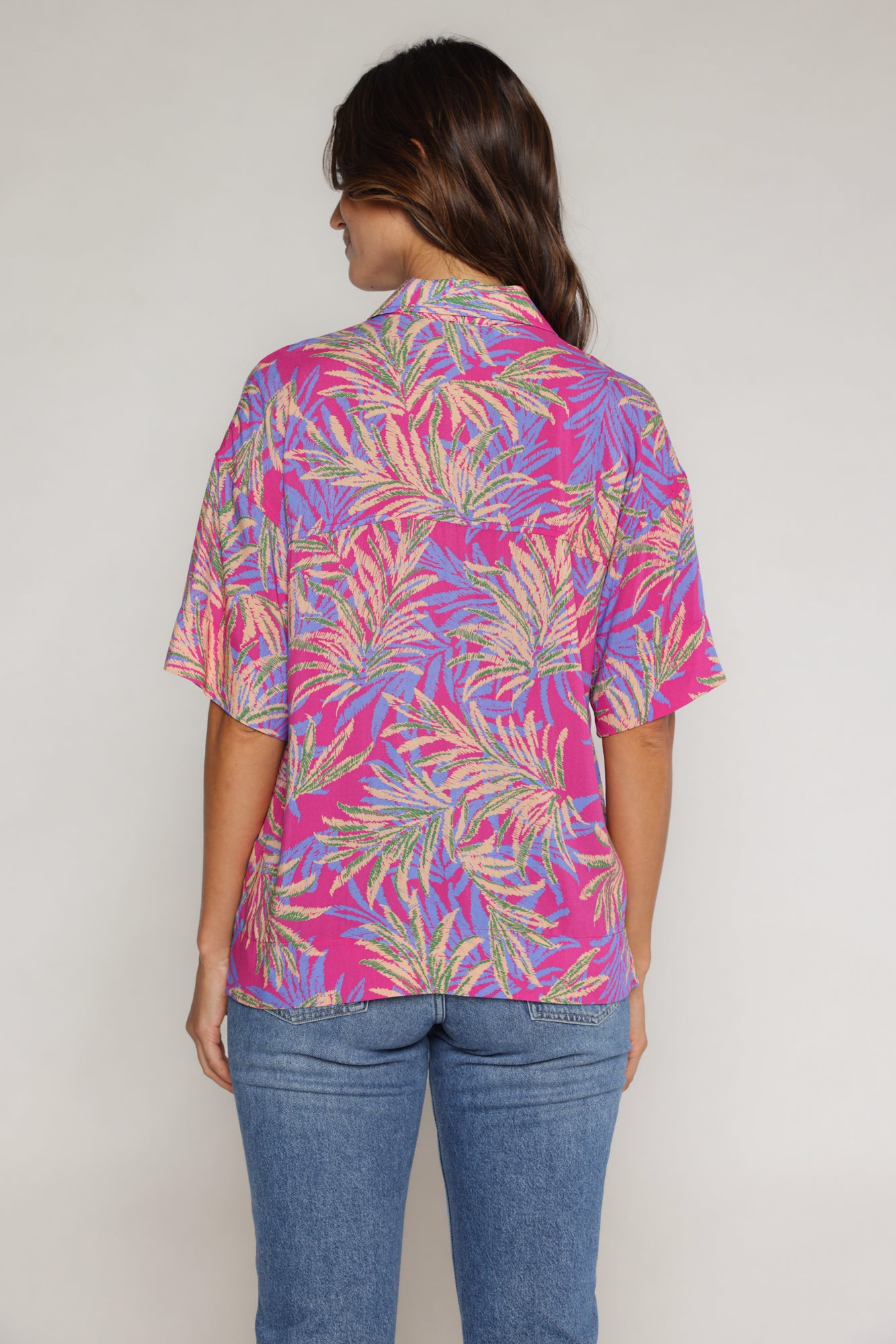 BENSON TOP - FUCHSIA