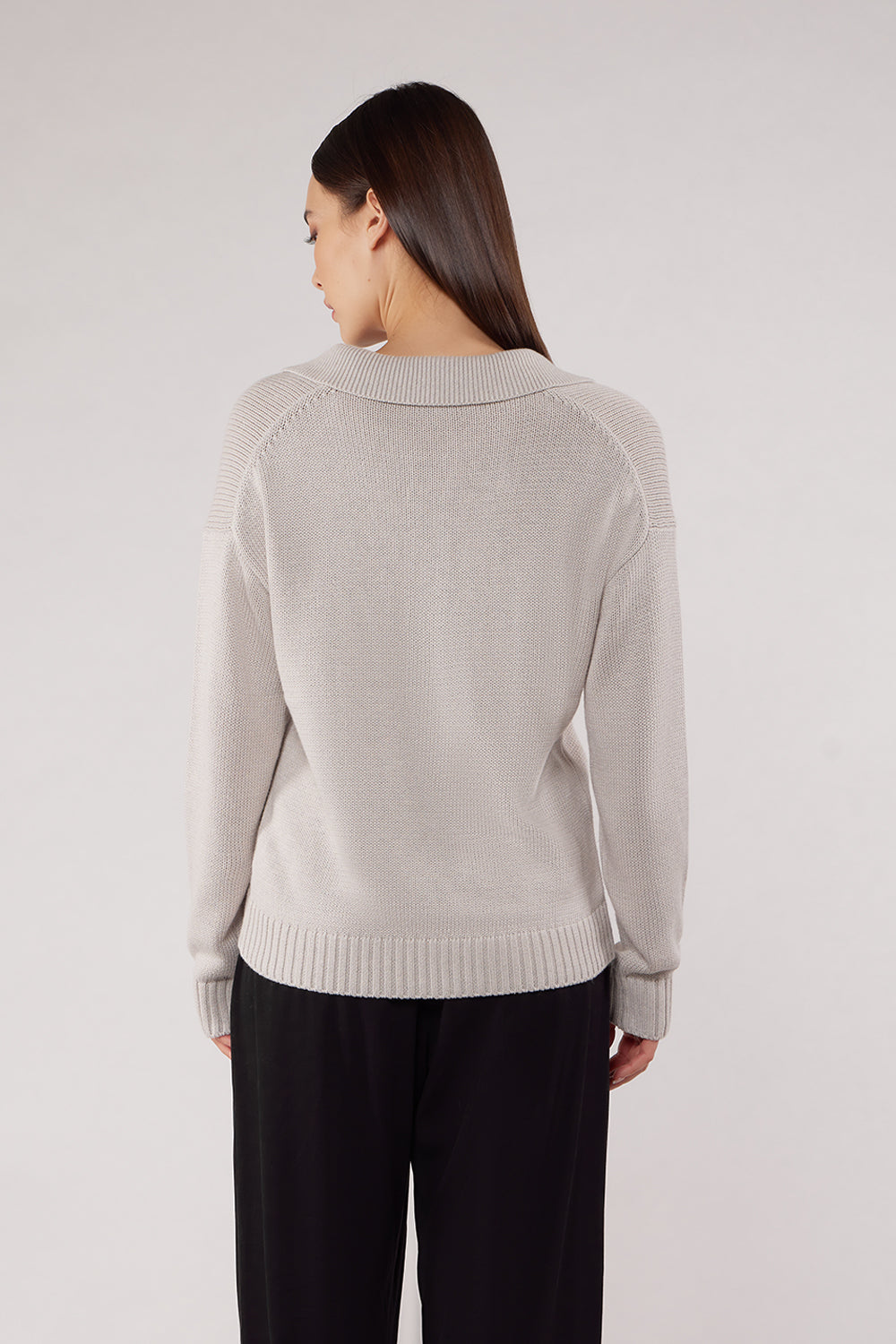 LUDLOW SWEATER - LIGHT GREY