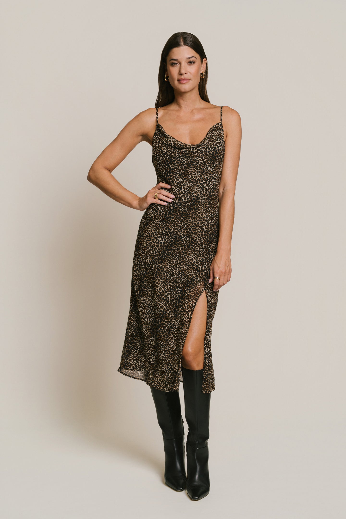 AUDREY DRESS - LEOPARD