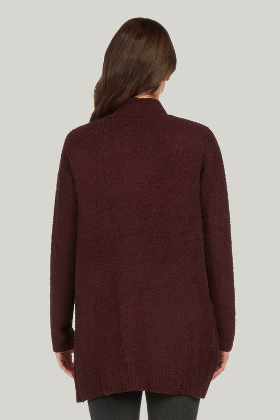 COVE COZY CARDIGAN - WINE