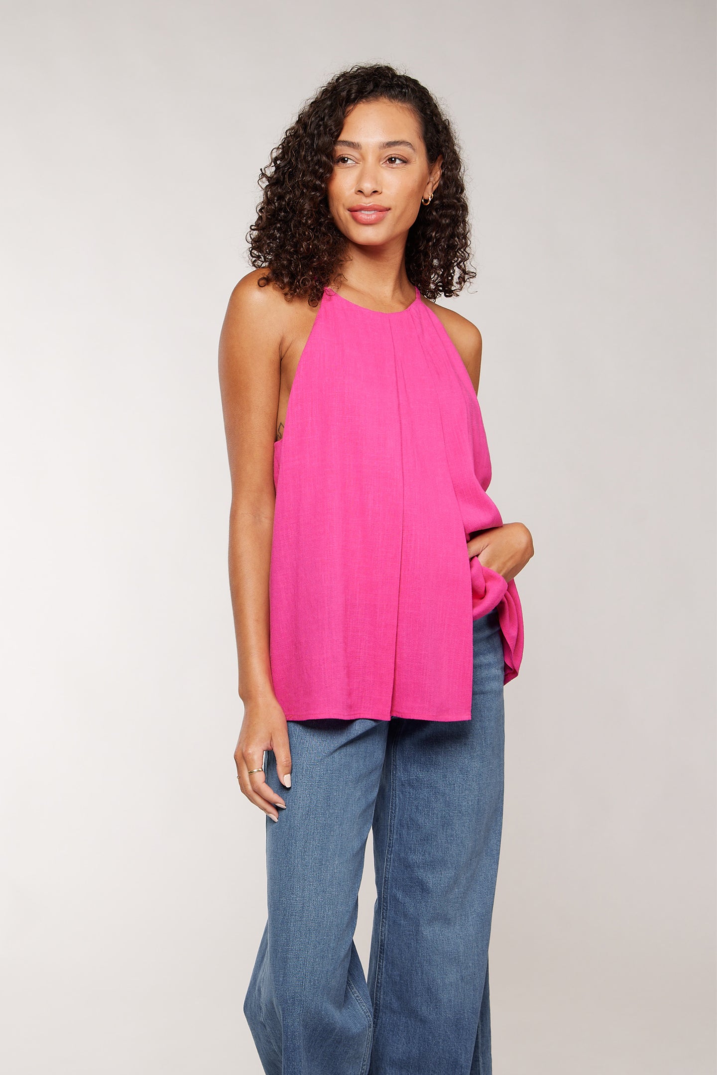 LAUREN TOP - FUCHSIA