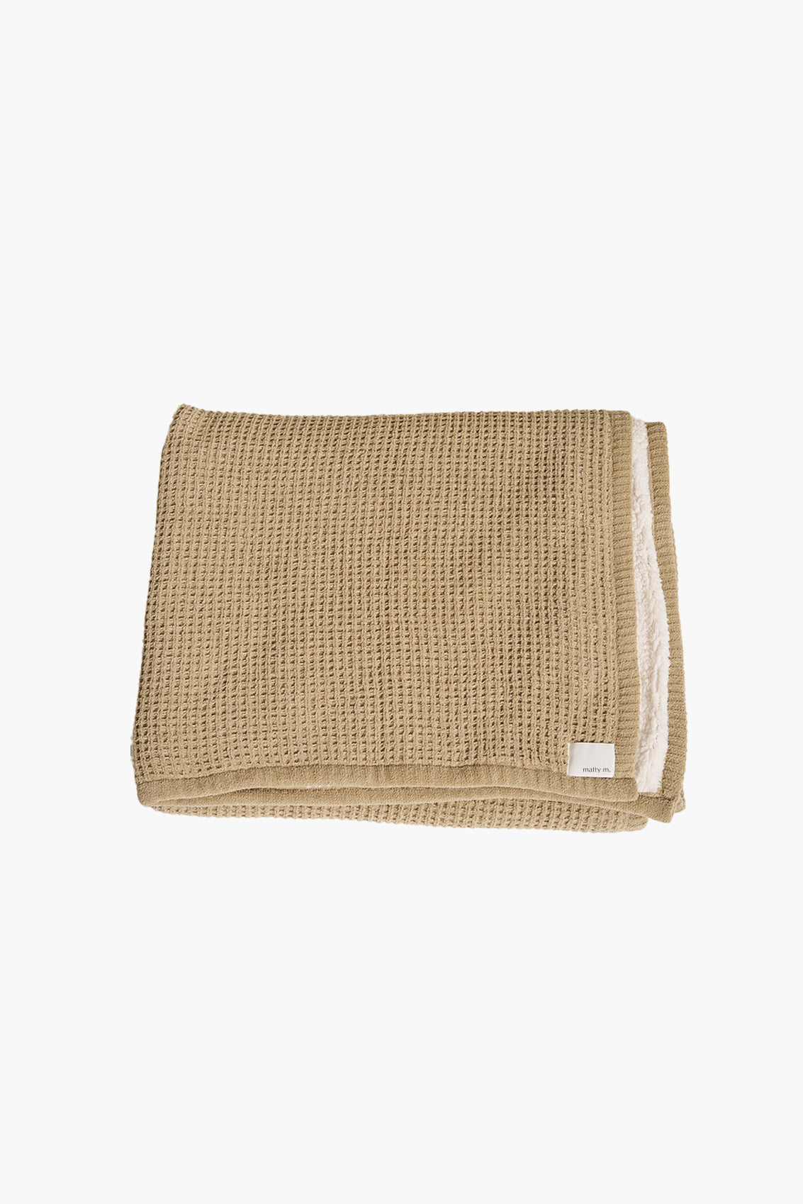 SIGNATURE THROW BLANKET - TAN