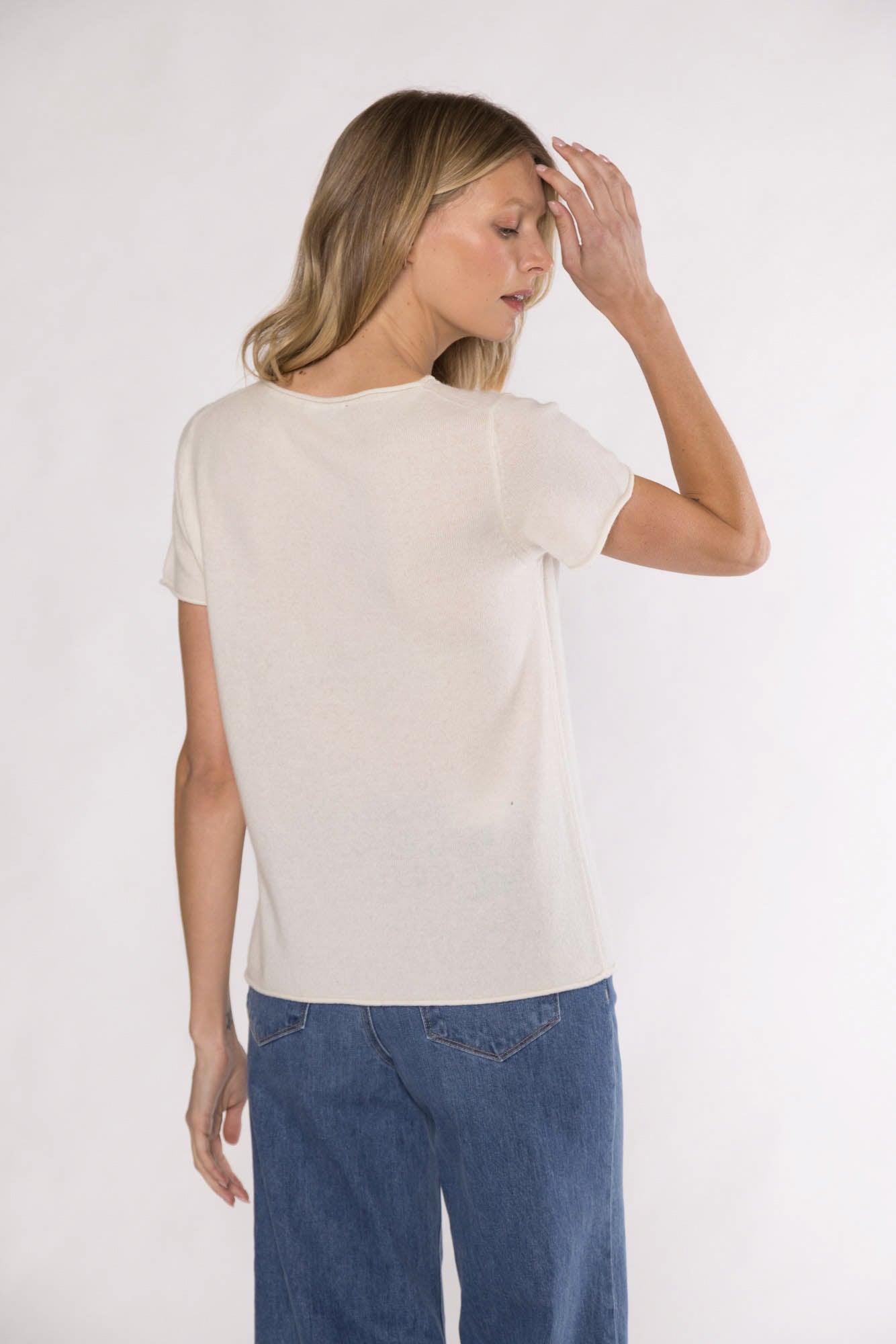 PERRY CASHMERE SWEATER - IVORY