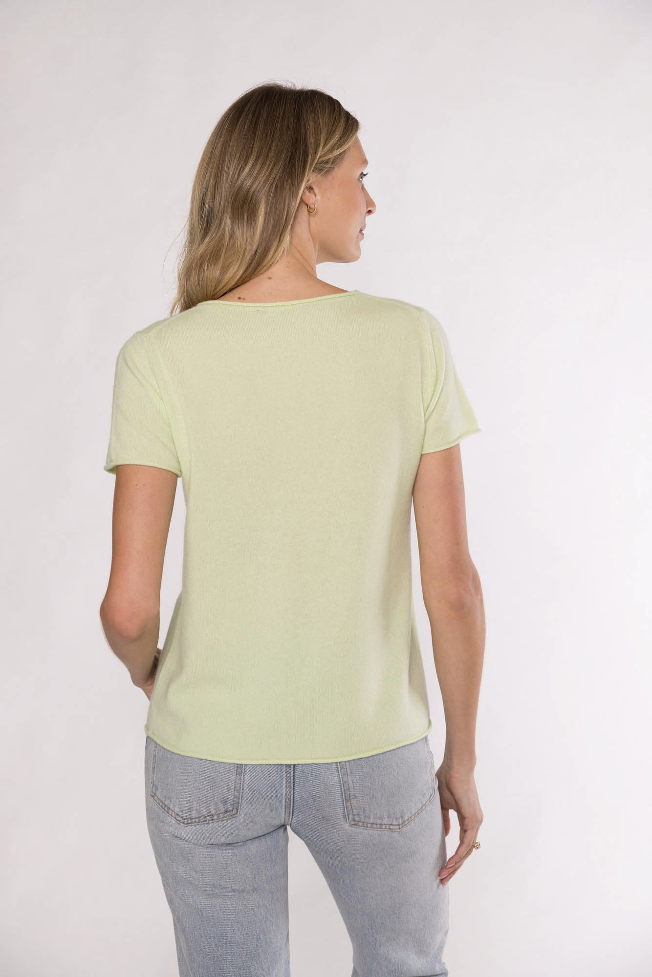 PERRY CASHMERE SWEATER - LIME