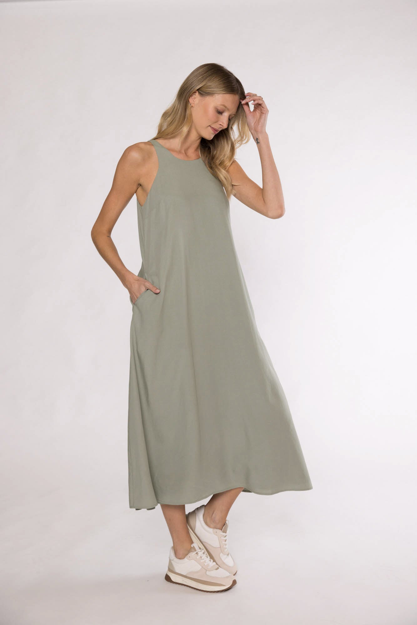 ALDEN DRESS - SAGE