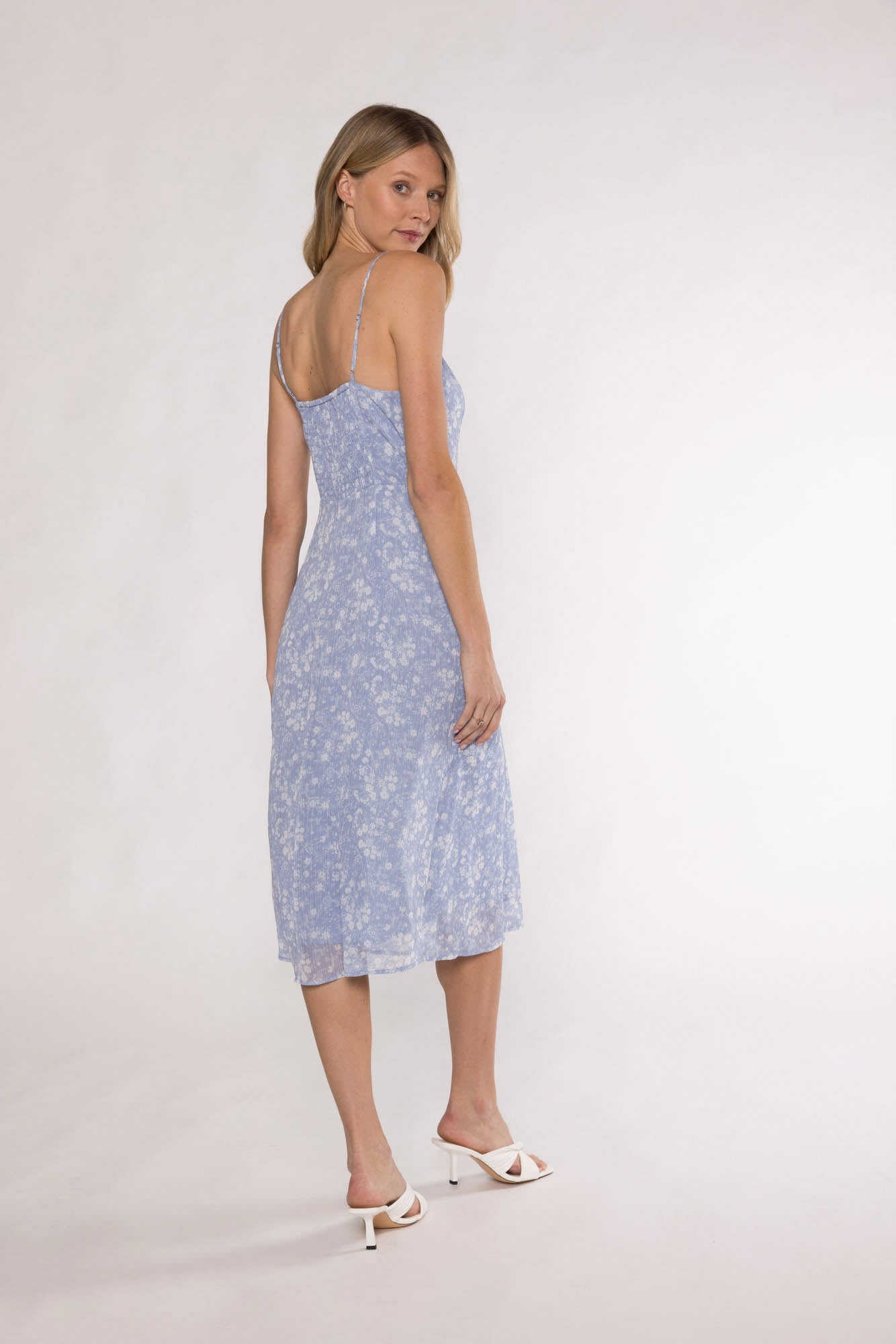 MIDA MIDI DRESS - SKY – mattym