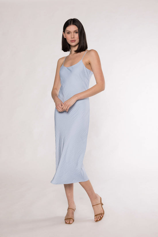 JONES SLIP DRESS - POWDER BLUE