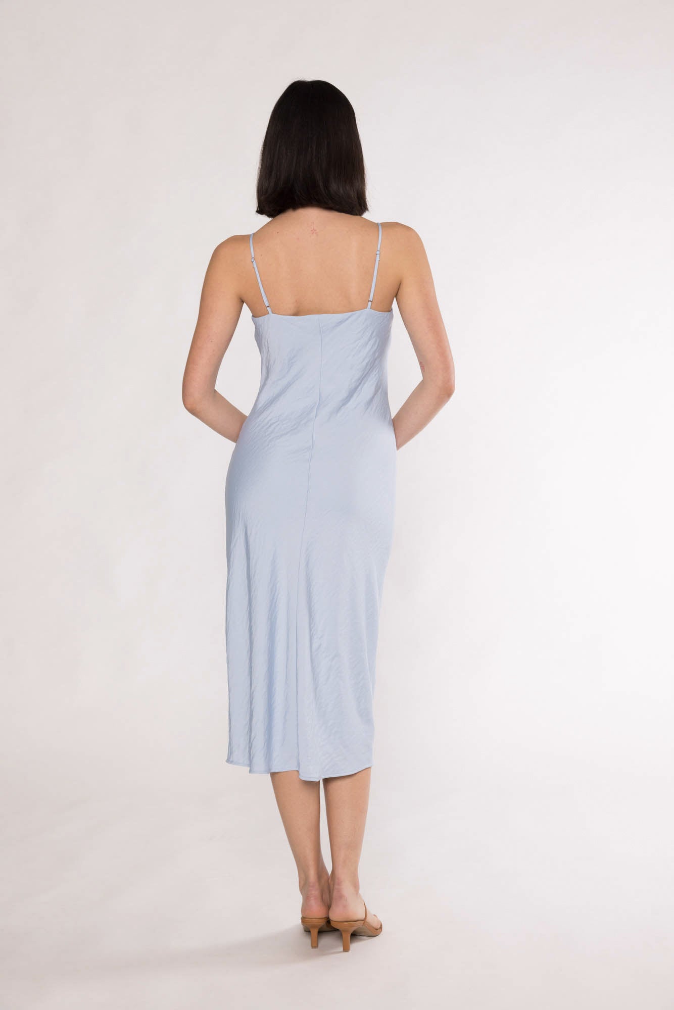 JONES SLIP DRESS - POWDER BLUE