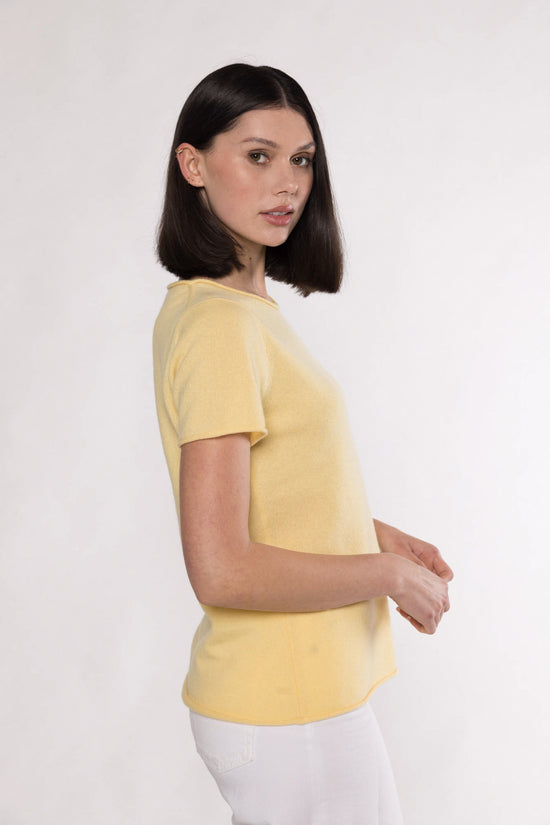 PERRY CASHMERE SWEATER - LEMON