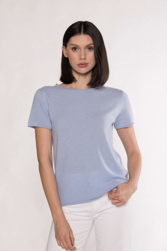 PERRY CASHMERE SWEATER - OCEAN