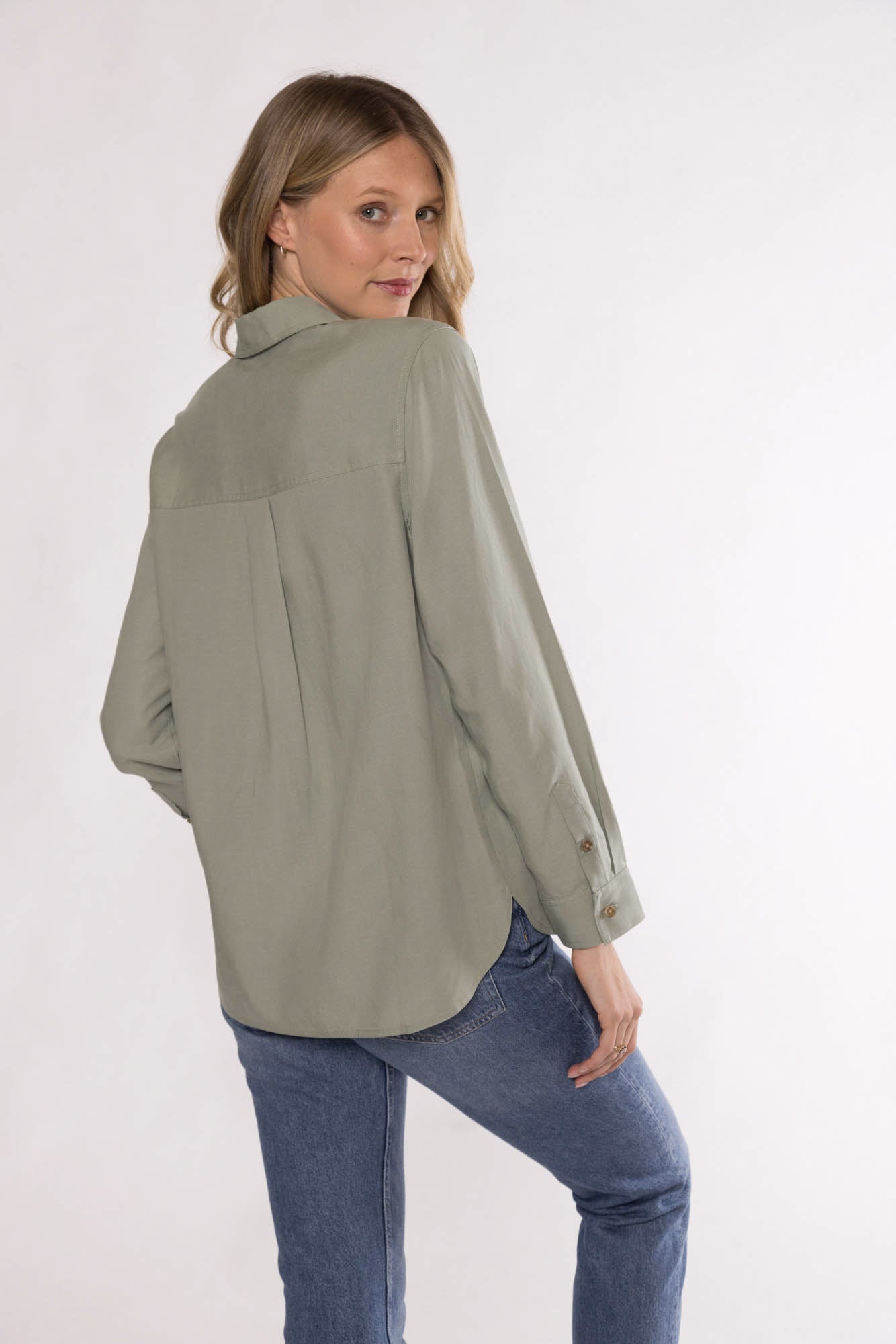 RAYE UTILITY SHIRT - SAGE