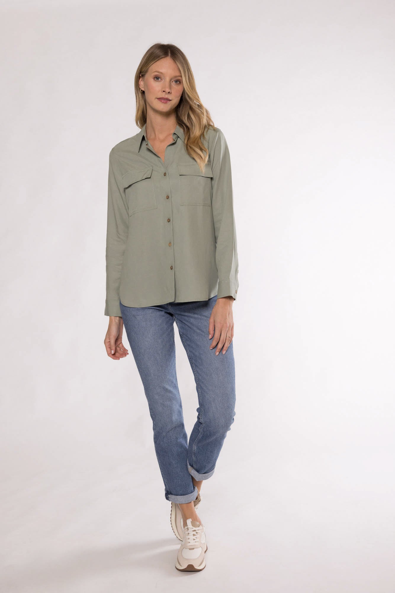 RAYE UTILITY SHIRT - SAGE