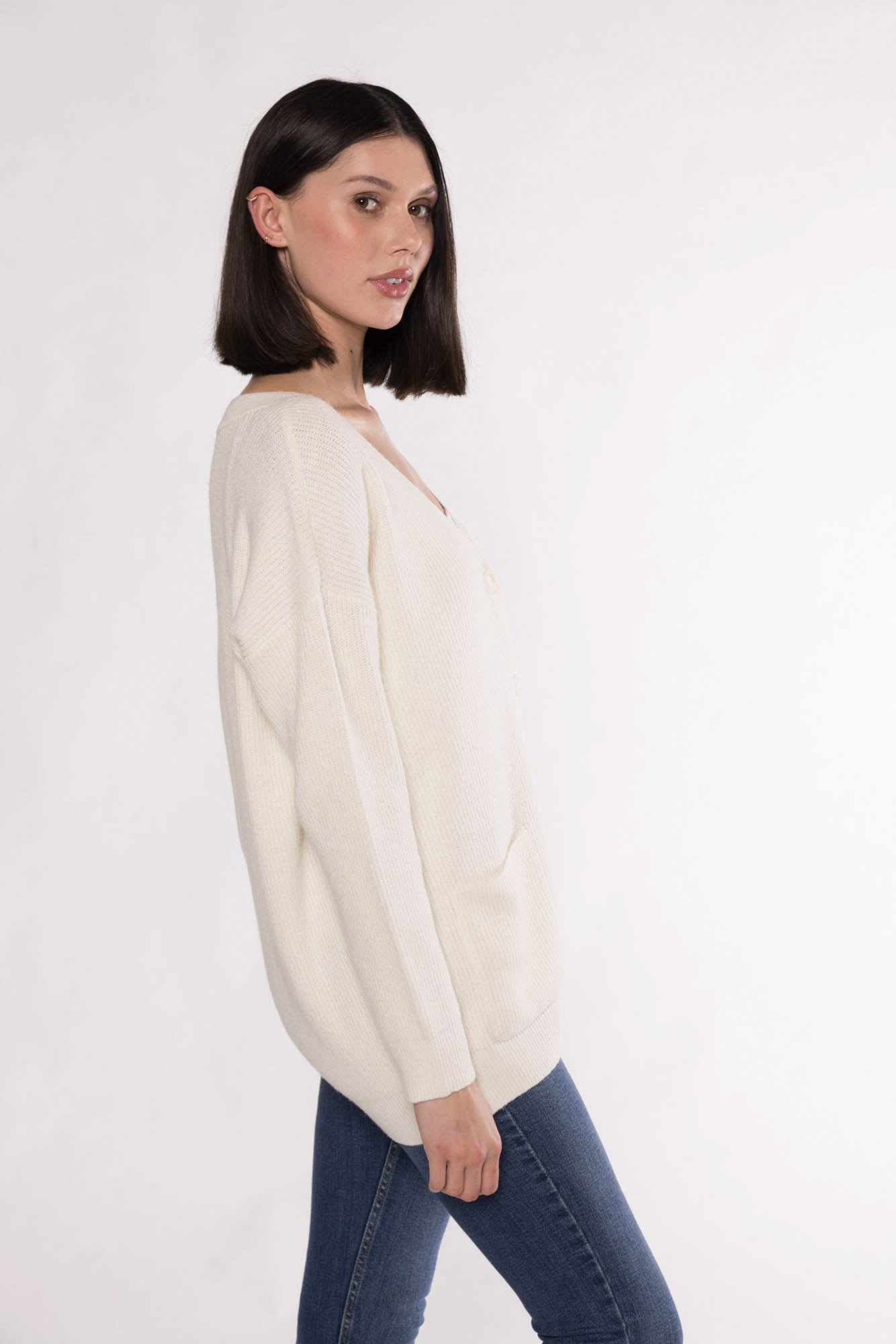 HOLLY CARDIGAN - IVORY