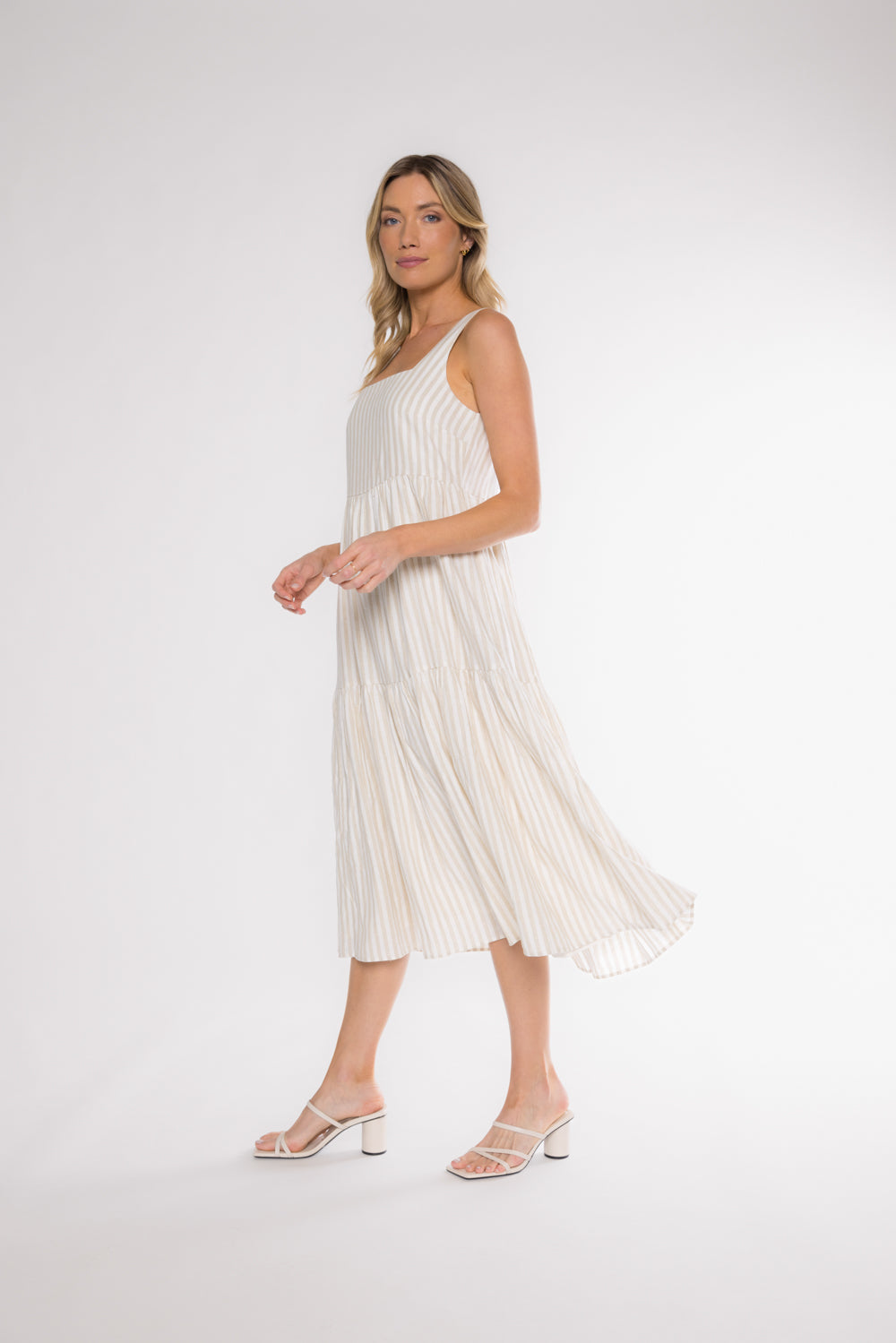 DOHENY LINEN DRESS - NATURAL