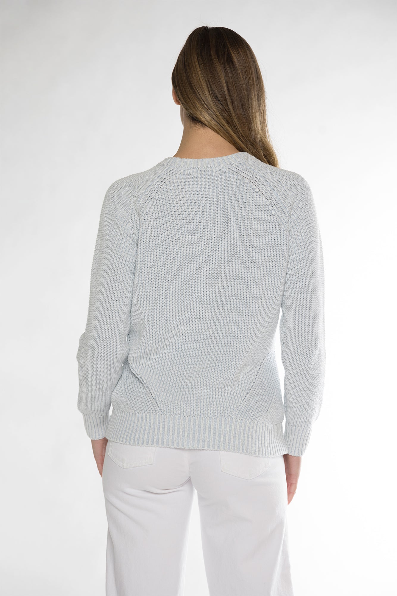 THE MILLIE SWEATER - POWDER BLUE