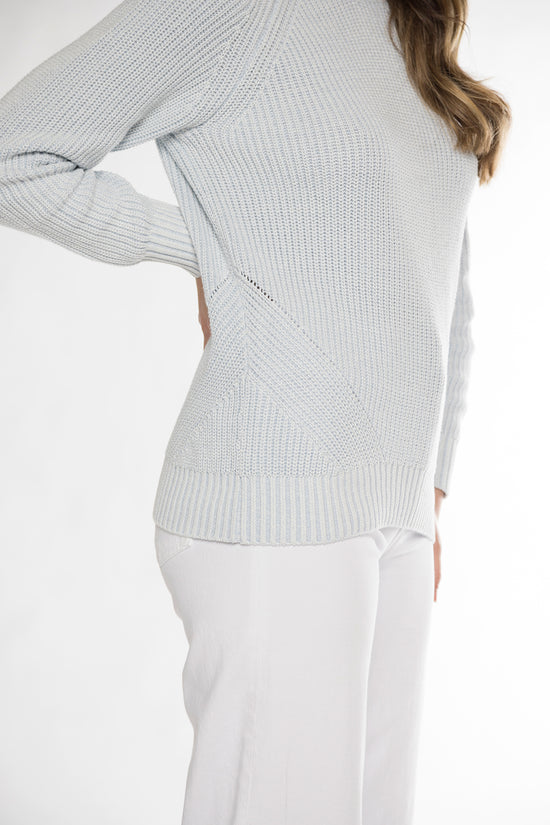 THE MILLIE SWEATER - POWDER BLUE