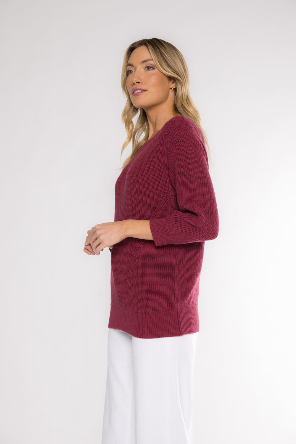 HANCOCK SWEATER - ROSEWOOD