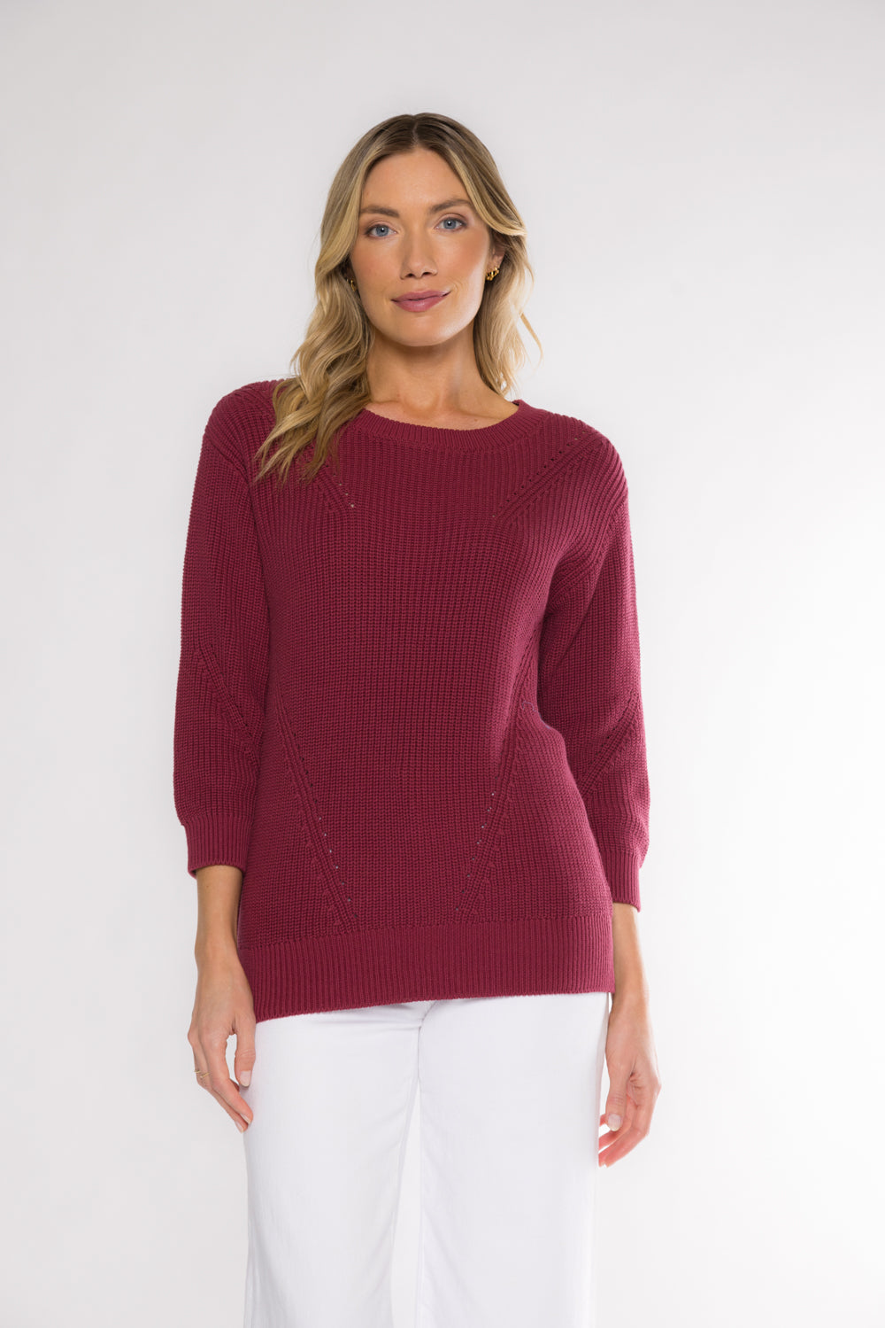 HANCOCK SWEATER - ROSEWOOD