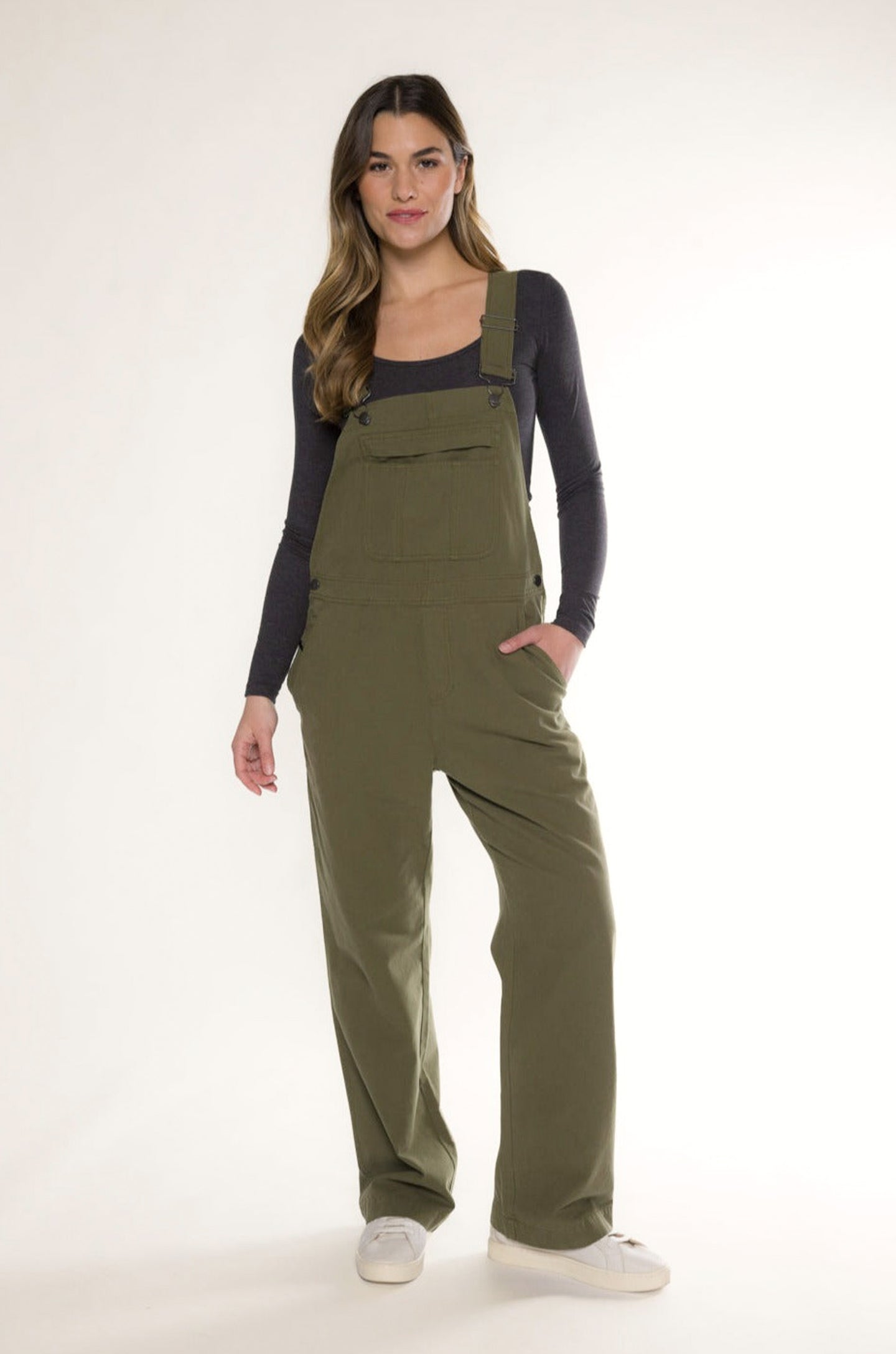 LEON OVERALLS - OLIVE