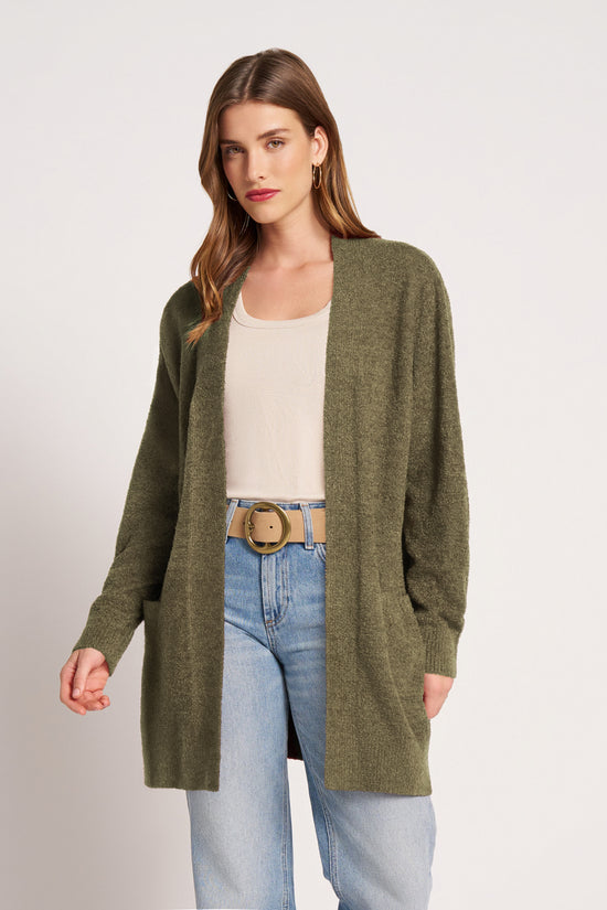 CLAIRE CARDIGAN - OLIVE