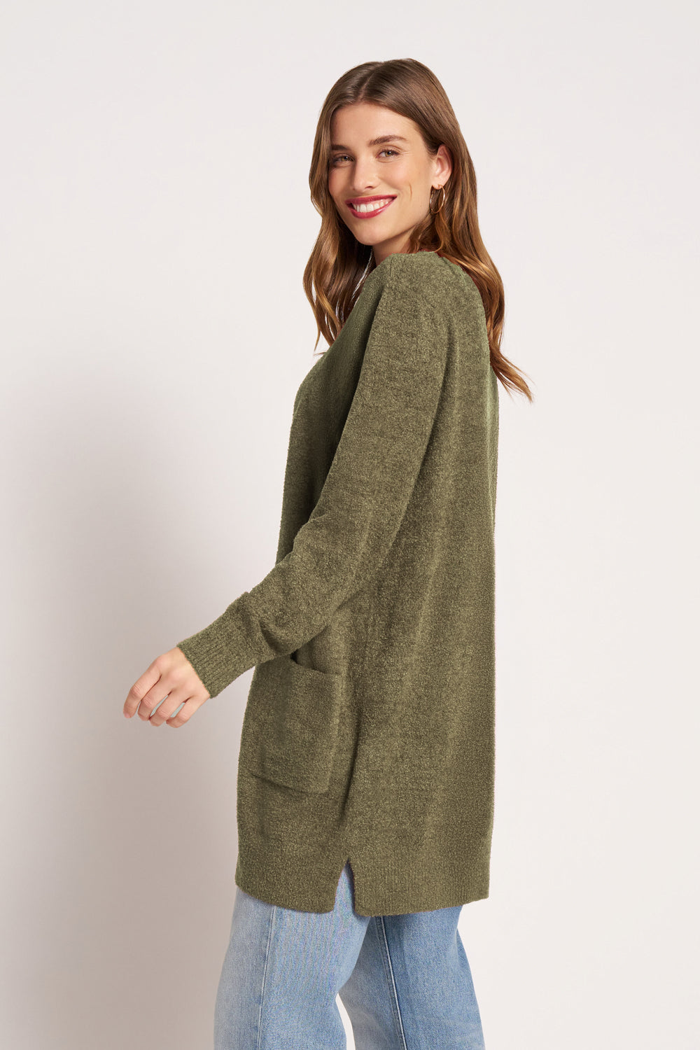 CLAIRE CARDIGAN - OLIVE