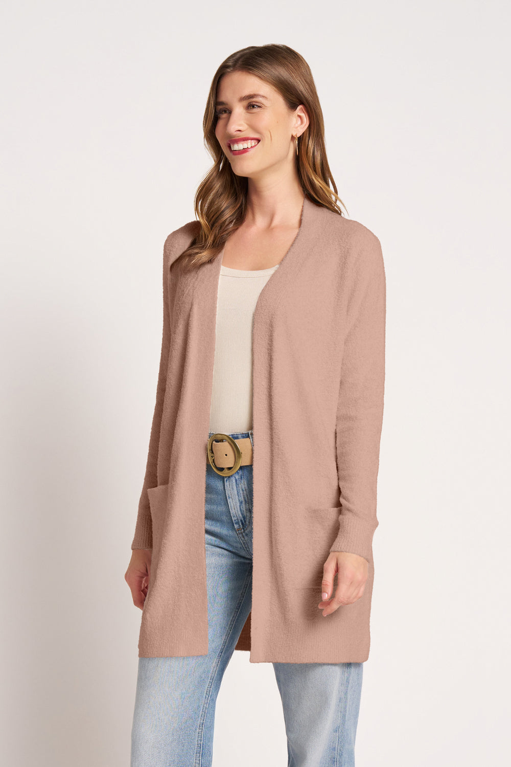 CLAIRE CARDIGAN - TAUPE