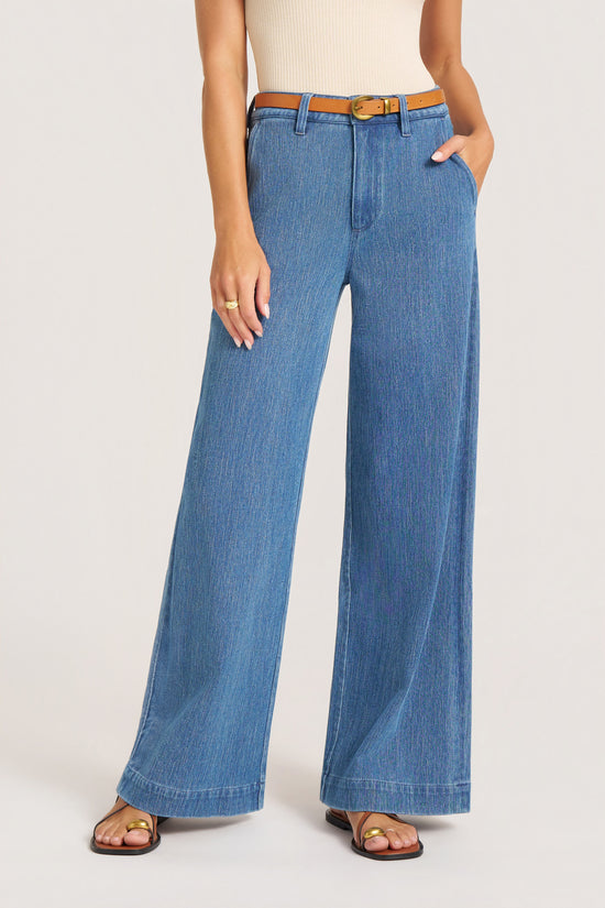 CLAYTON DENIM WIDE LEG - DENIM