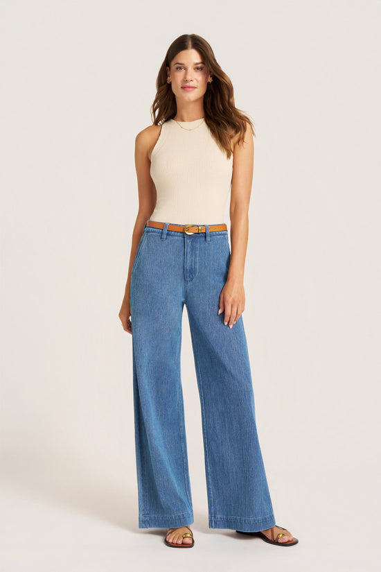 CLAYTON DENIM WIDE LEG - DENIM