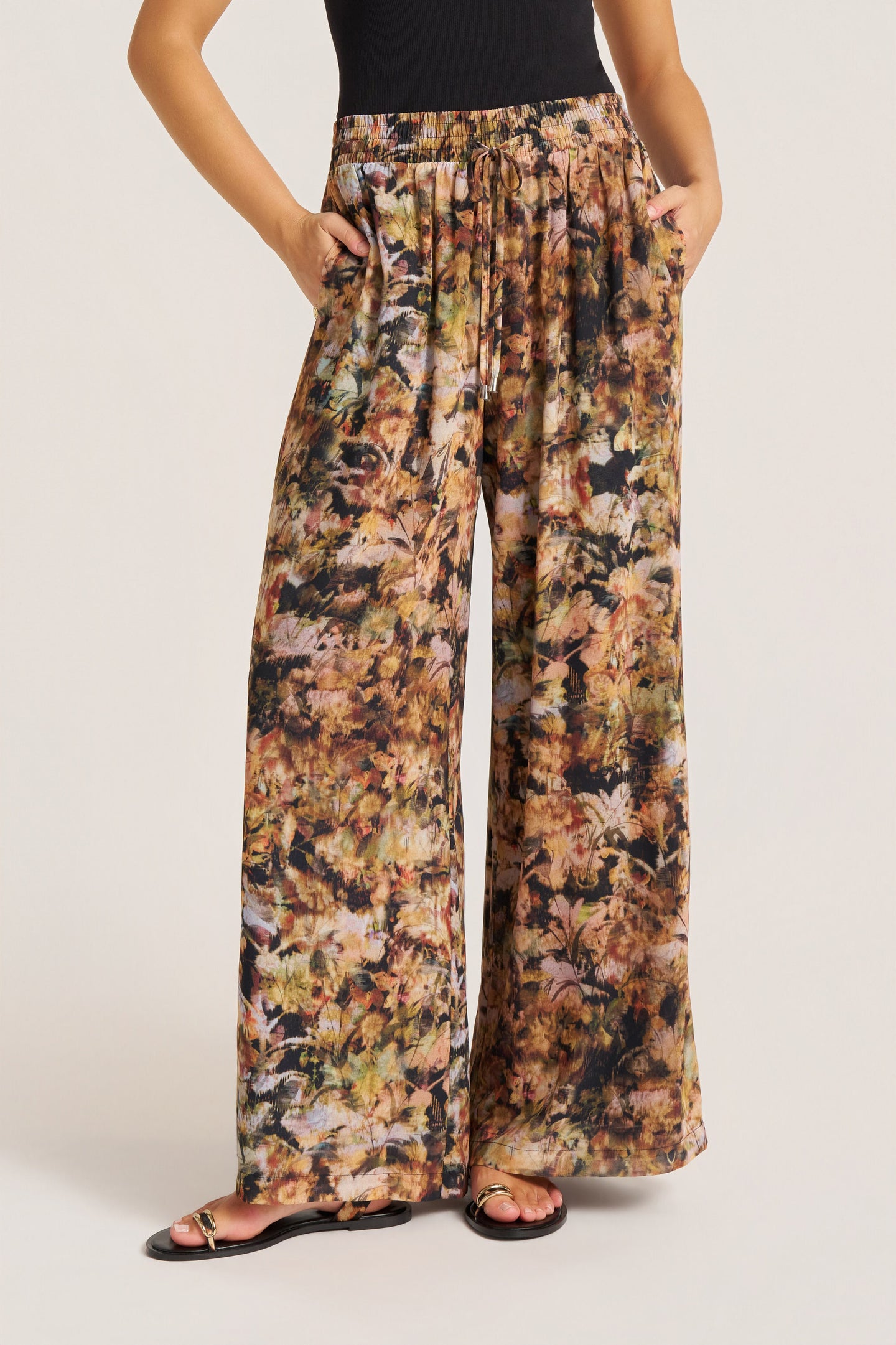 ASTER WIDE LEG - WALNUT