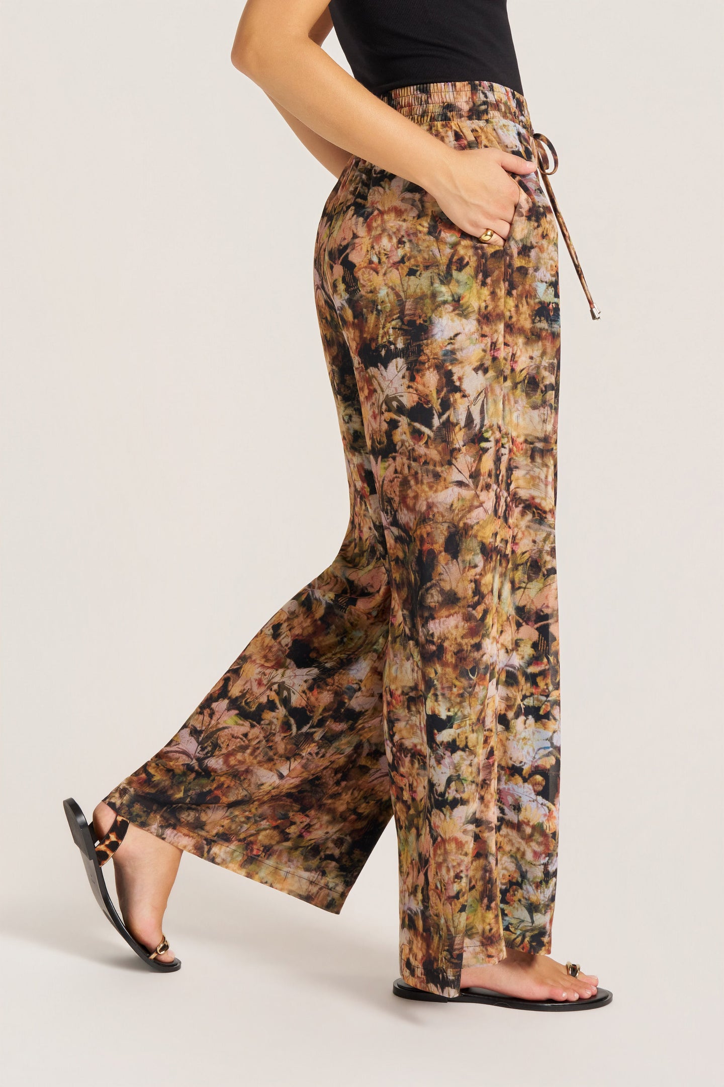 ASTER WIDE LEG - WALNUT