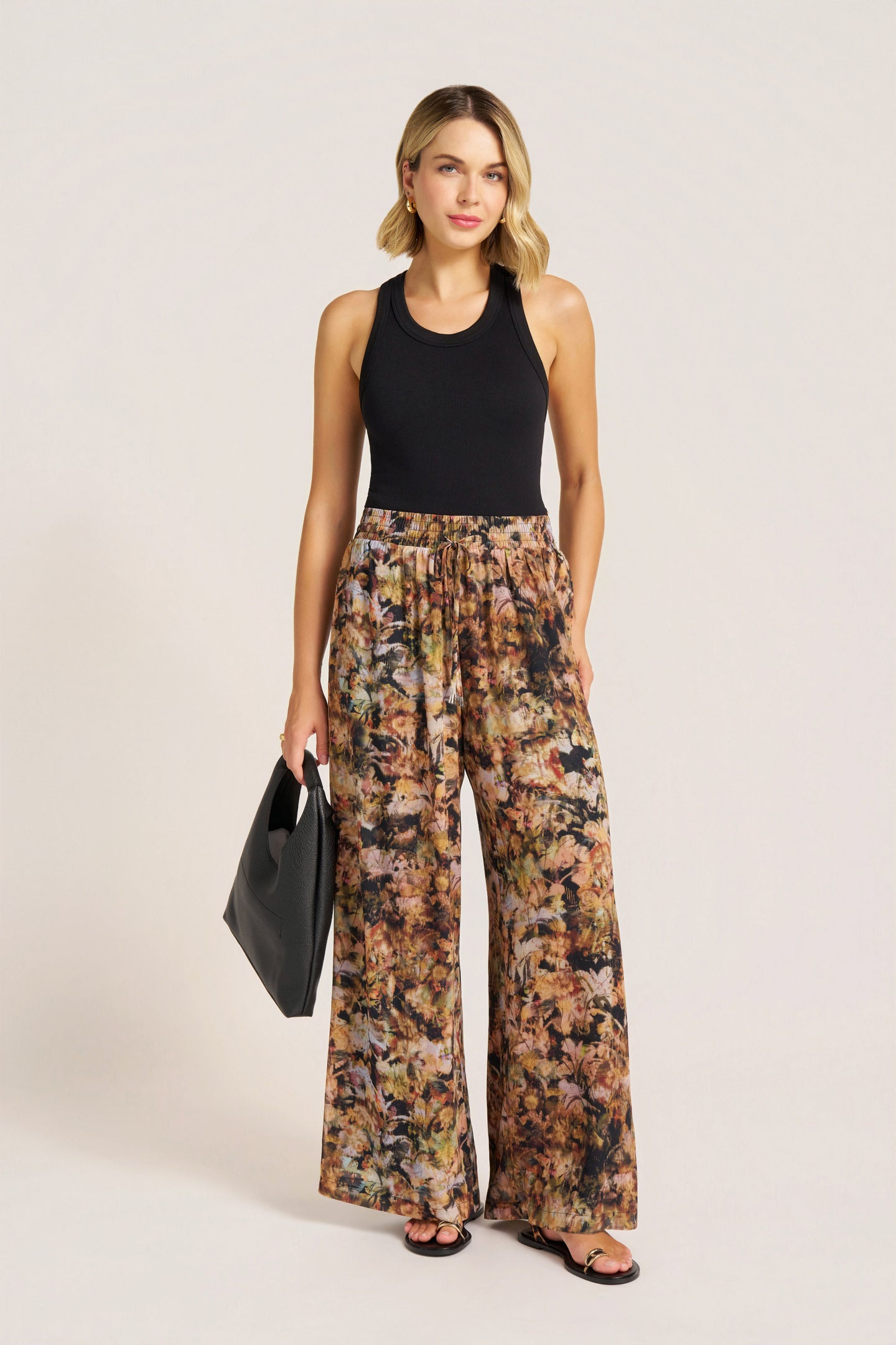 ASTER WIDE LEG - WALNUT