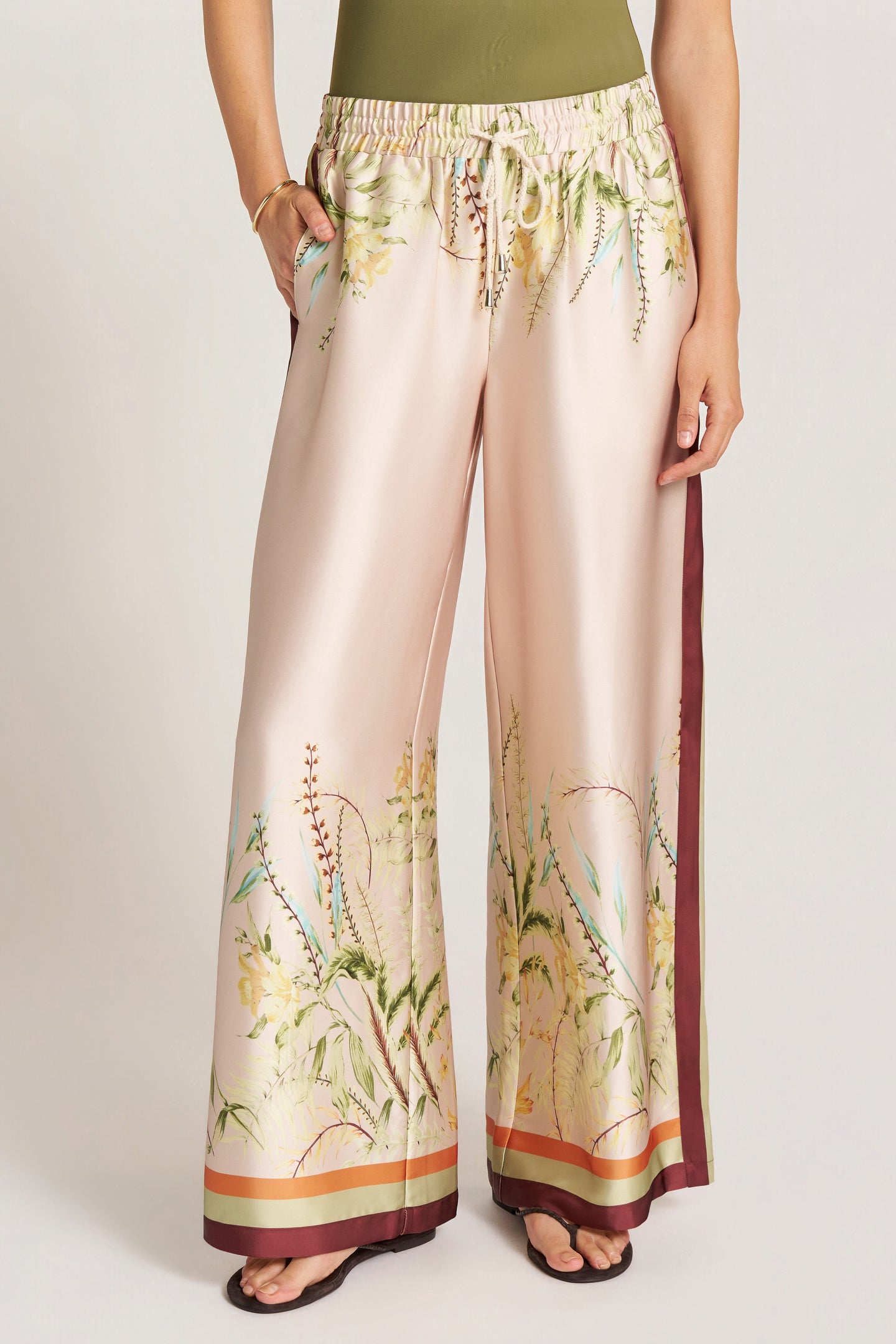 KALARI WIDE LEG PANT - NATURAL