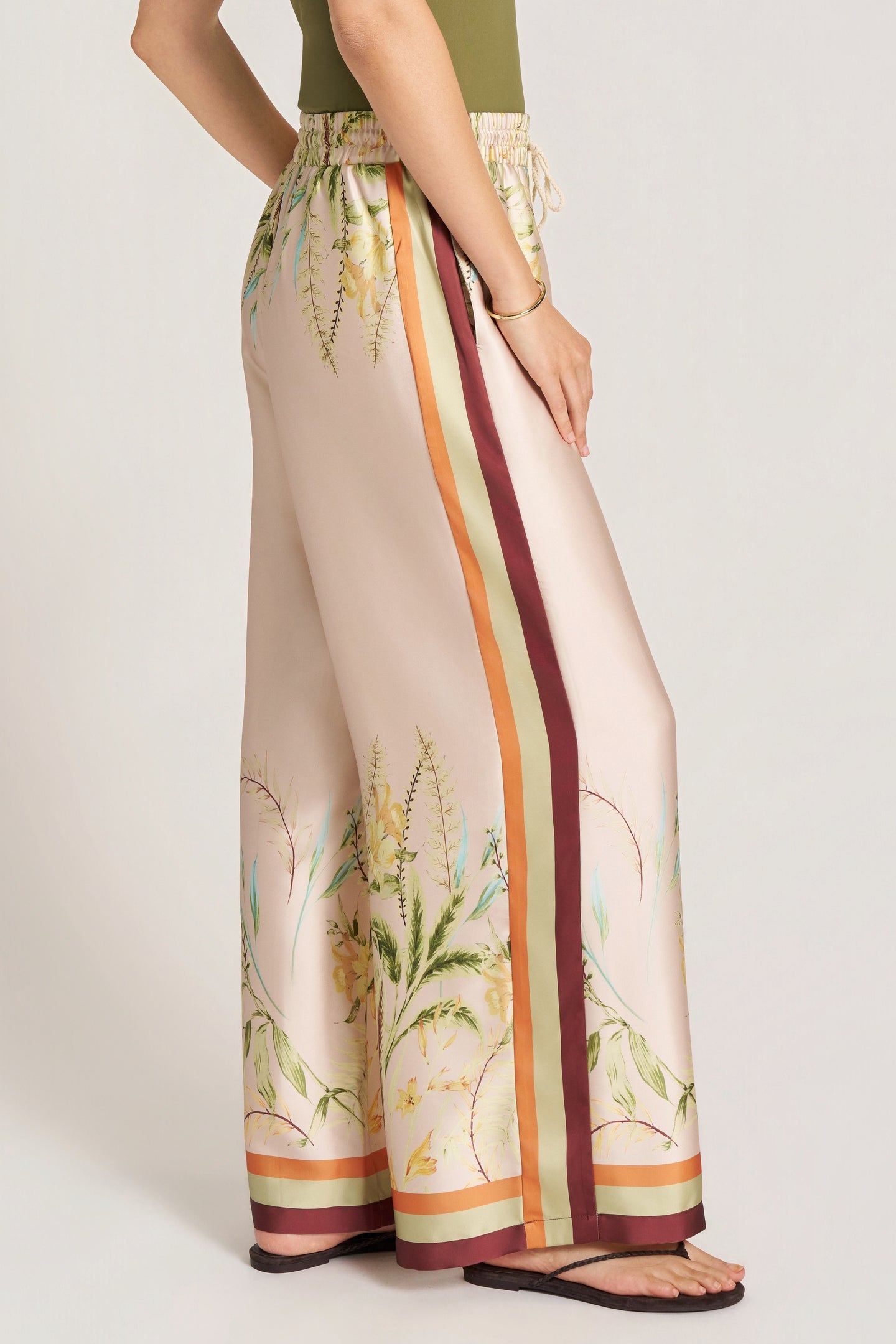 KALARI WIDE LEG PANT - NATURAL