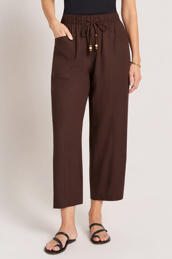 RUMI RELAXED PANT - CHOCOLATE