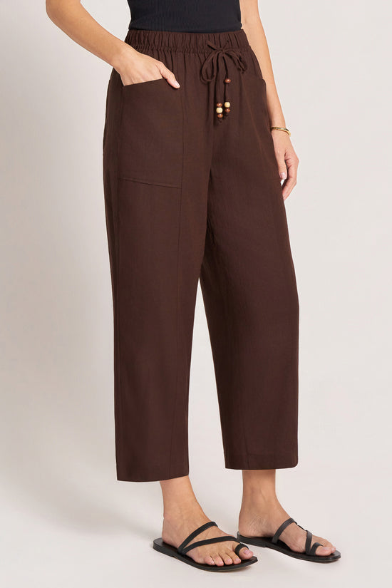 RUMI RELAXED PANT - CHOCOLATE