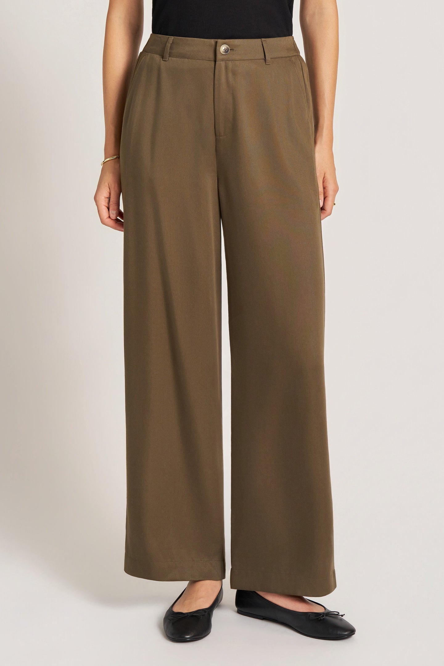 BEXLEY STRAIGHT LEG TROUSER - OLIVE
