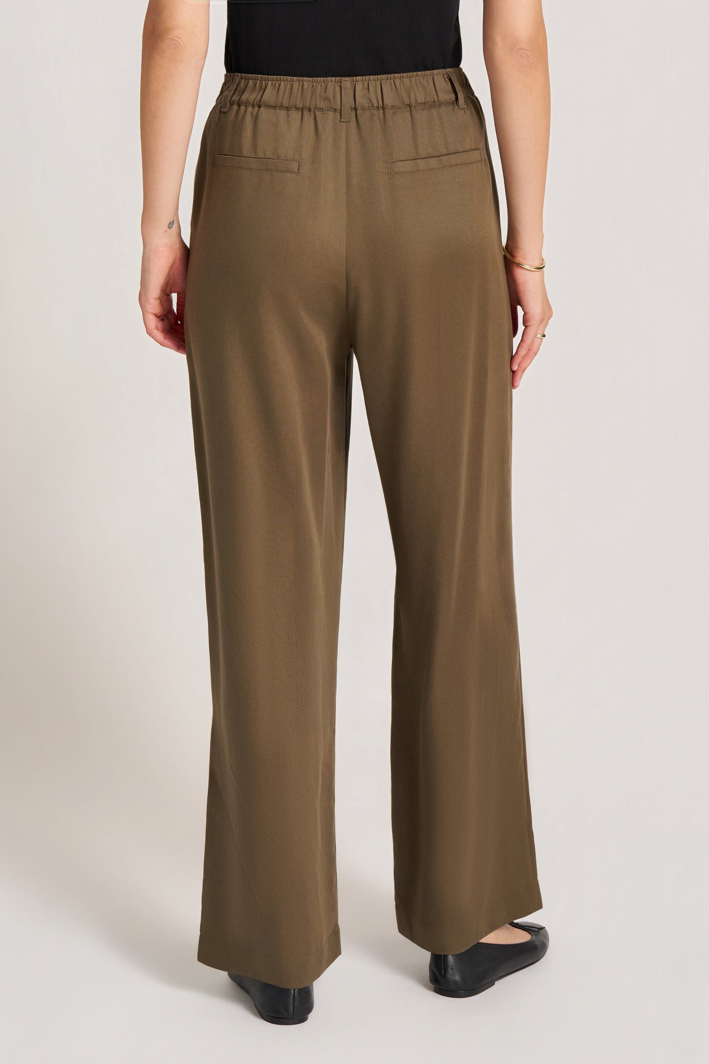 BEXLEY STRAIGHT LEG TROUSER - OLIVE