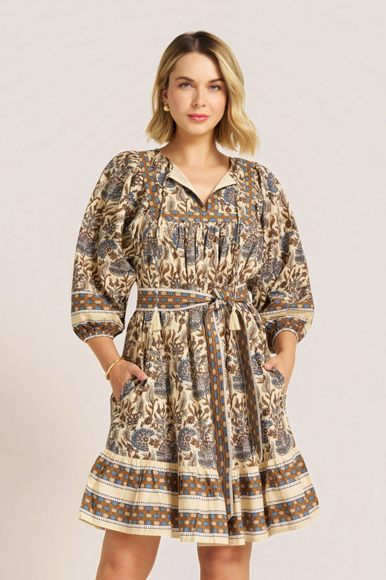 CASSIA MINI DRESS - STORM